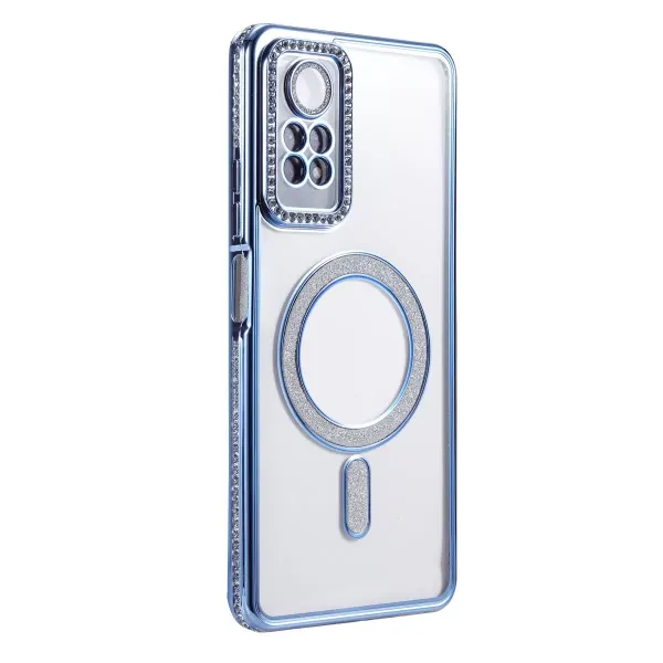 Xiaomi Redmi Note 12 Pro 4g Joke Simli Magneticsafe Kılıf - Mavi
