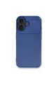 Apple İphone 16 Kılıf Auto Focus Karbon Kapak - Lacivert