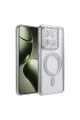 Xiaomi Mi 14t Pro Joke Simli Magneticsafe Kılıf - Gümüş