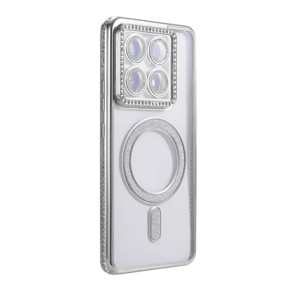 Xiaomi Mi 14t Pro Joke Simli Magneticsafe Kılıf - Gümüş