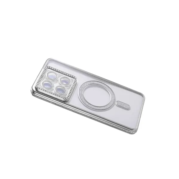 Xiaomi Mi 14t Pro Joke Simli Magneticsafe Kılıf - Gümüş