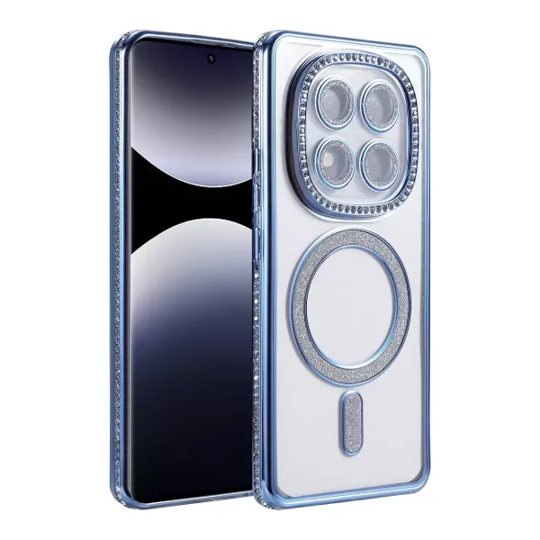 Xiaomi Redmi Note 14 Pro 5g Joke Simli Magneticsafe Kılıf - Mavi