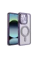 Xiaomi Redmi Note 14 4g Joke Simli Magneticsafe Kılıf - Derin Mor