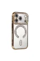 Apple İphone 17 Pro Max Joke Simli Magneticsafe Kılıf - Gold