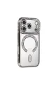 Apple İphone 17 Pro Max Joke Simli Magneticsafe Kılıf - Gümüş