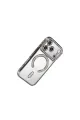 Apple İphone 17 Pro Max Joke Simli Magneticsafe Kılıf - Gümüş