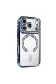 Apple İphone 17 Pro Max Joke Simli Magneticsafe Kılıf - Mavi