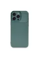 Apple İphone 16 Pro Max Kılıf Auto Focus Karbon Kapak - Koyu Yeşil