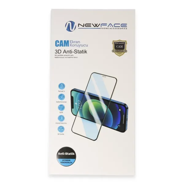 Xiaomi Redmi 15c 4g 3d Antistatik Cam Ekran Koruyucu - Siyah