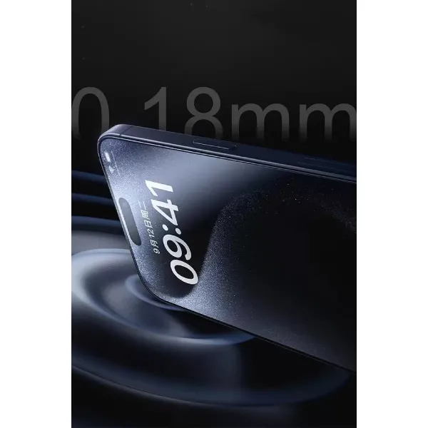 Apple İphone 16 Pro Bilvis 0.18mm Plus Cam Ekran Koruyucu