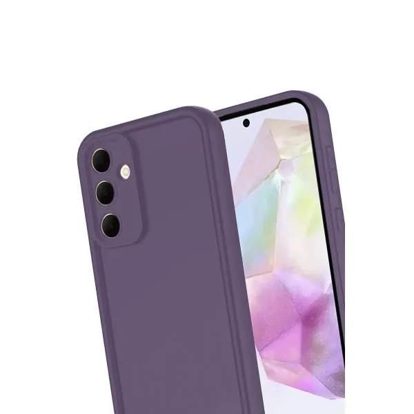 Samsung Galaxy A17 5g Viera Silikon - Mürdüm