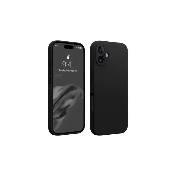 Apple İphone 16 Kılıf First Silikon - Siyah