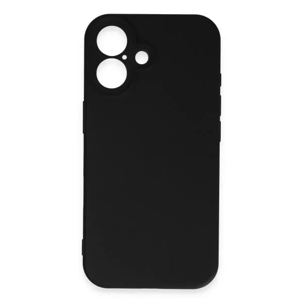 Apple İphone 16 Kılıf First Silikon - Siyah