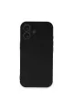 Apple İphone 16 Kılıf First Silikon - Siyah