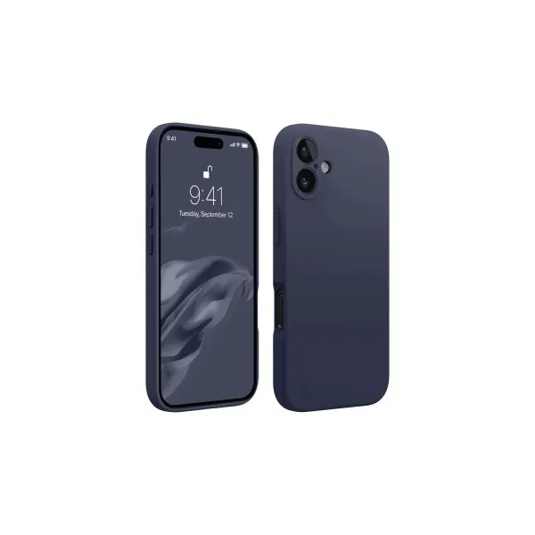 Apple İphone 16 Kılıf First Silikon - Lacivert