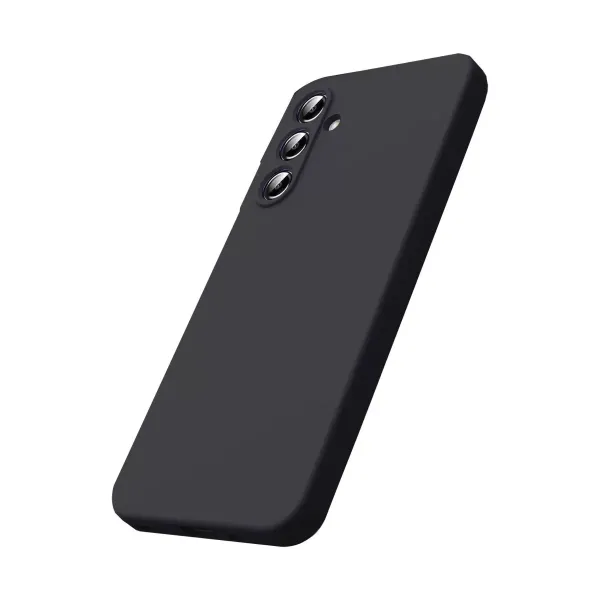 Samsung Galaxy S25 Fe Nano İçi Kadife Silikon - Siyah