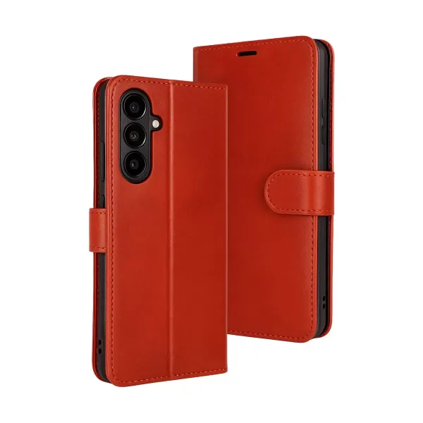 Samsung Galaxy A17 5g Trend S Plus Kapaklı Kılıf - Kırmızı