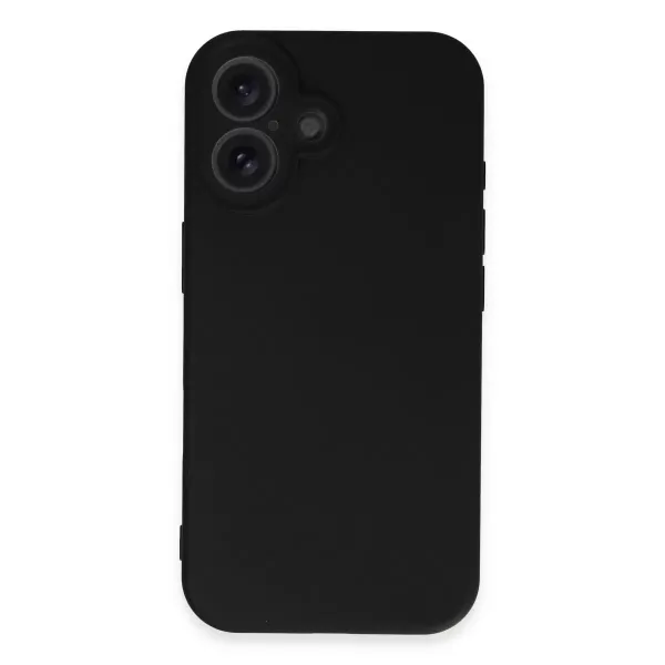 Apple İphone 16 Plus Kılıf First Silikon - Siyah