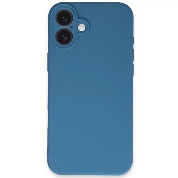 Apple İphone 16 Plus Kılıf First Silikon - Mavi