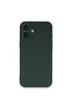 Apple İphone 16 Plus Kılıf First Silikon - Koyu Yeşil