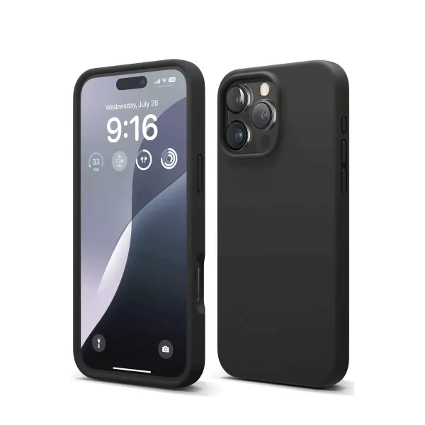 Apple İphone 16 Pro Kılıf First Silikon - Siyah