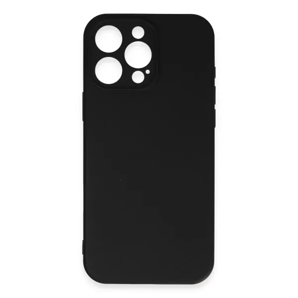 Apple İphone 16 Pro Kılıf First Silikon - Siyah