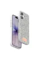 Onegif Apple İphone 17 Bright Simli Kapak - Beyaz