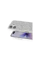 Onegif Apple İphone 17 Bright Simli Kapak - Beyaz