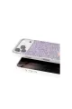 Onegif Apple İphone 17 Pro Bright Simli Kapak - Lila