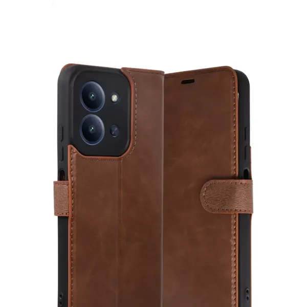 Xiaomi Redmi 15c 4g Trend S Plus Kapaklı Kılıf - Taba