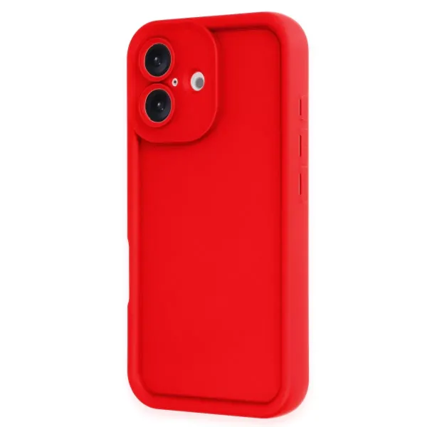 Apple İphone 16 Kılıf Viera Silikon - Kırmızı