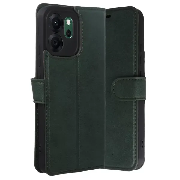 Oppo Reno 14f Trend S Plus Kapaklı Kılıf - Yeşil