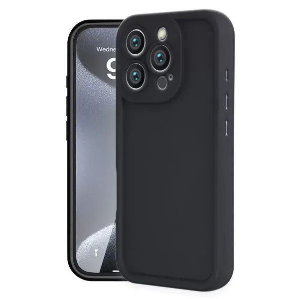 Apple İphone 16 Pro Max Kılıf Viera Silikon - Siyah