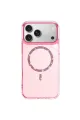 Apple İphone 17 Pro Max Live Diamond Magsafe Kapak - Pembe