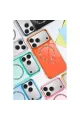 Apple İphone 17 Pro Max Live Diamond Magsafe Kapak - Pembe