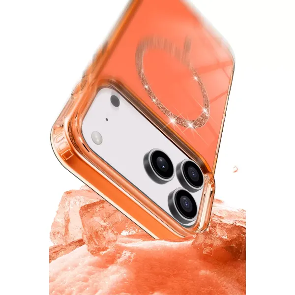 Apple İphone 17 Pro Max Live Diamond Magsafe Kapak - Pembe