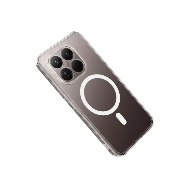 Xiaomi Mi 15t Combo Sert Şeffaf Magsafe Kapak - Şeffaf