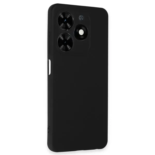 Tecno Spark Go 2024 Kılıf First Silikon - Siyah
