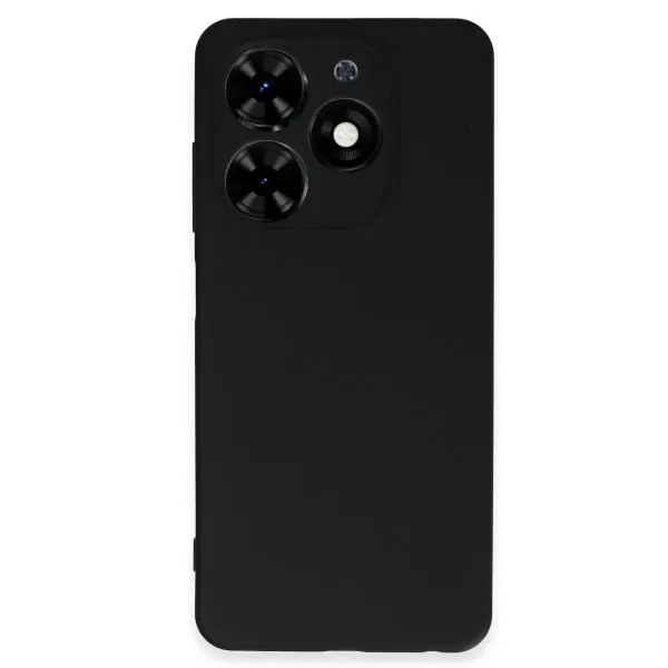 Tecno Spark Go 2024 Kılıf First Silikon - Siyah