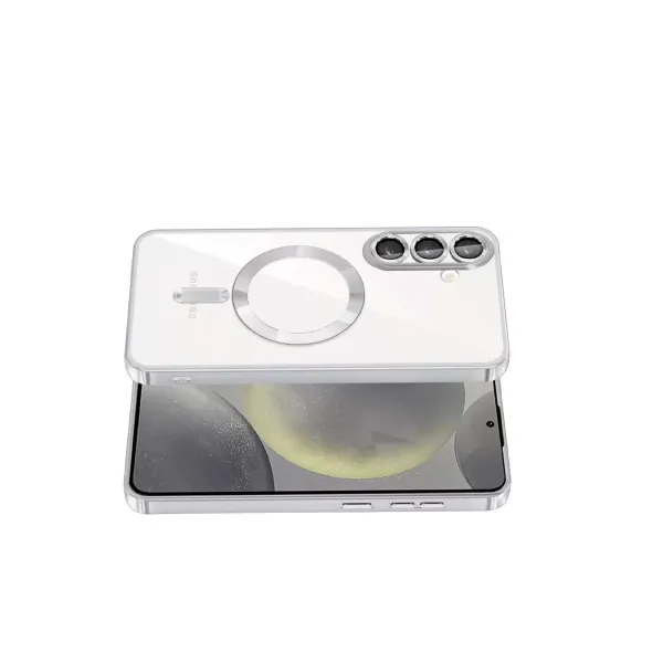 Samsung Galaxy S26 Kross Magneticsafe Kapak - Gümüş
