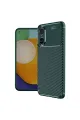 Oppo A60 Kılıf Auto Focus Karbon Kapak - Koyu Yeşil