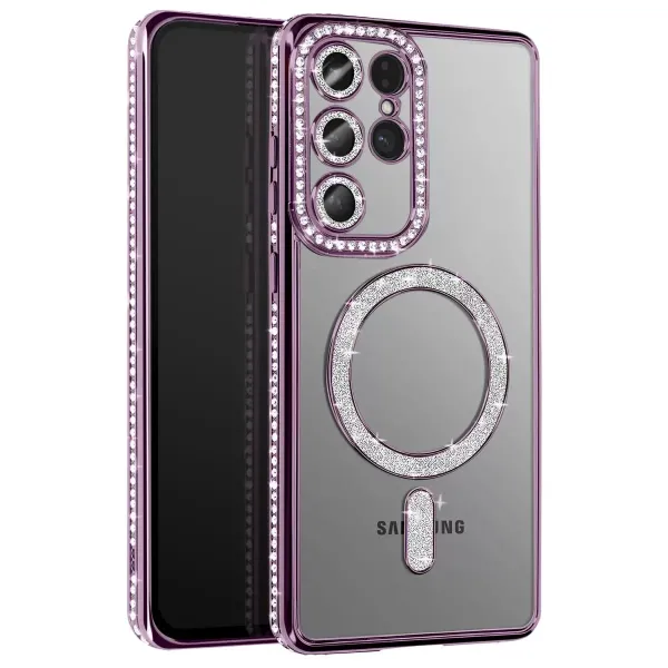 Joko Samsung Galaxy S26 Ultra Joke Simli Magneticsafe Kılıf - Derin Mor