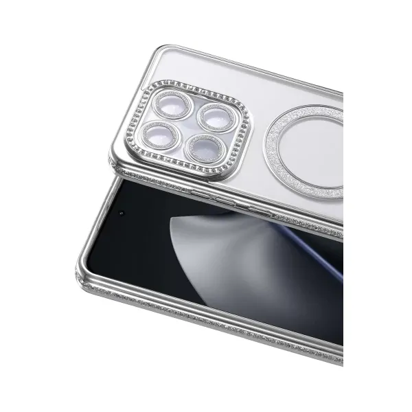 Xiaomi Mi 15t Pro Joke Simli Magneticsafe Kılıf - Gümüş