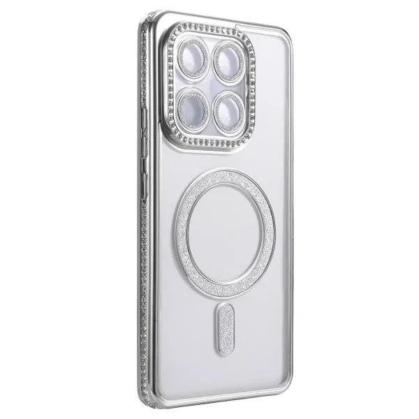 Xiaomi Mi 15t Pro Joke Simli Magneticsafe Kılıf - Gümüş