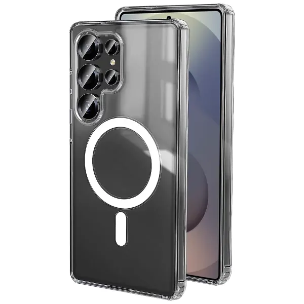 Samsung Galaxy S26 Ultra Magneticsafe Şeffaf Silikon - Şeffaf