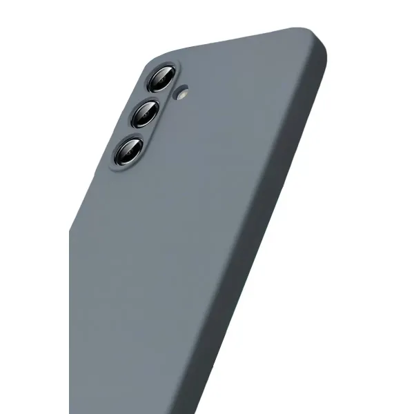 Samsung Galaxy A17 5g Nano İçi Kadife Silikon - Gri