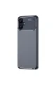 Samsung Galaxy A06 Kılıf Auto Focus Karbon Kapak - Lacivert