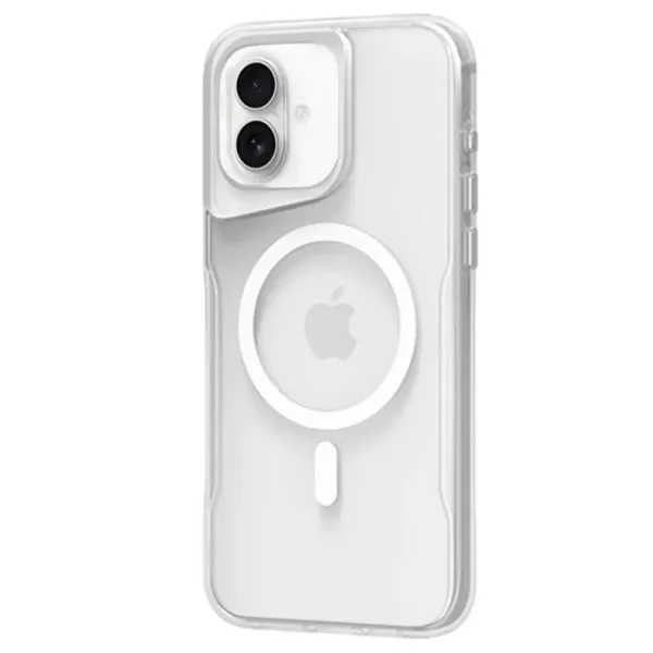 Apple İphone 16 Plus Kılıf Pc Poso Magsafe Kapak - Şeffaf