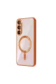 Samsung Galaxy A57 5g Kross Magneticsafe Kapak - Turuncu