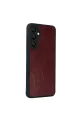 Samsung Galaxy A37 5g Aras Deri Kapak - Bordo